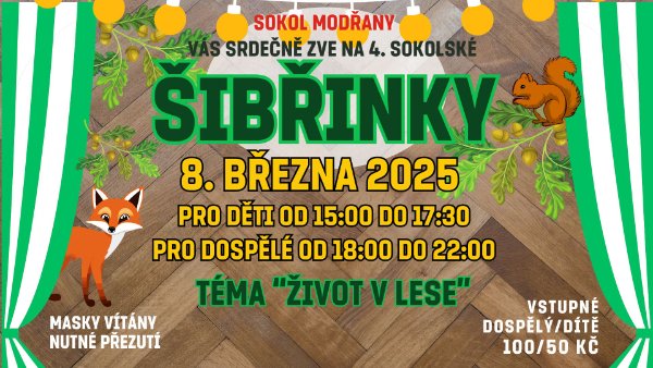 šibřinky 2025